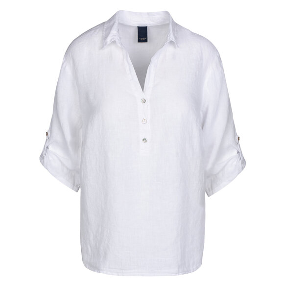 ONE TWO LUXZUZ - NATURAL WHITE SIWAIA BLOUSE