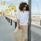 ONE TWO LUXZUZ - NATURAL WHITE SIWAIA BLOUSE