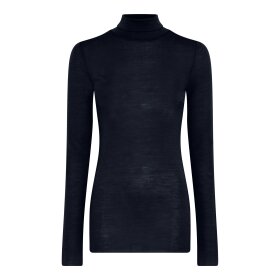 FRAU - DARK NAVY TIRANA WOOL LS ROLLN