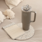 AYA&IDA - DRIFTWOOD THERMOCUP WITH STRAW