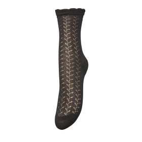 BECKSÖNDERGAARD - BLACK LEOFA COTTA SOCK