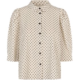 LOLLYS LAUNDRY - CREME BONOLL SHIRT SS
