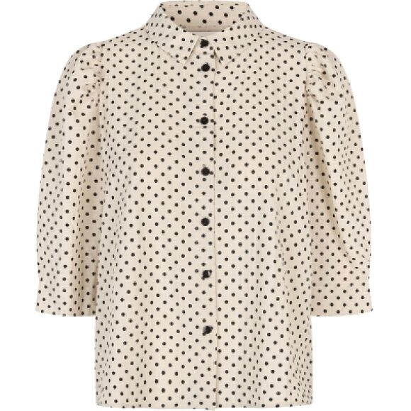 LOLLYS LAUNDRY - CREME BONOLL SHIRT SS