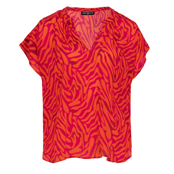 PEACE HEART JOY - ZEBRA MARIETTA TOP