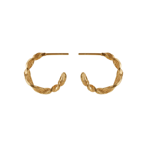 PERNILLE CORYDON - Dancing Wave Hoops size 20 mm