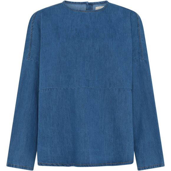 FRAU - MED BLUE DENIM ROMEO LS DENIM