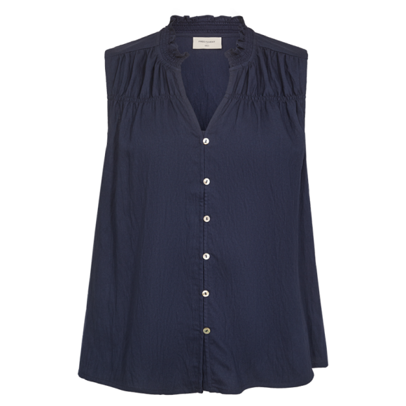 FREEQUENT - NAVY BLAZER FQALLY-BLOUSE