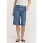 FREEQUENT - MED BLUE DENIM FQCINDA-SHORTS