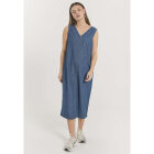 FREEQUENT - MED BLUE DENIM FQLISEA-DRESS