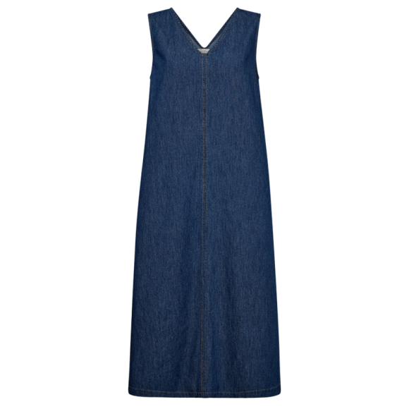 FREEQUENT - MED BLUE DENIM FQLISEA-DRESS