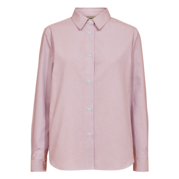 FREEQUENT - PALE MAUVE W OFF FQOXFORD-SHIR