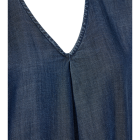 FREEQUENT - MED BLUE DENIM FQRENNA-DRESS
