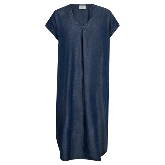 FREEQUENT - MED BLUE DENIM FQRENNA-DRESS