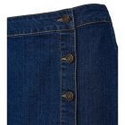 FREEQUENT - MED BLUE DENIM FQLORI-SKIRT