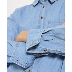 FREEQUENT - LIGHT BLUE DENIM FQLISEA-SHIRT
