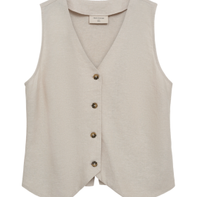 FREEQUENT - SAND MEL FQLAVA-WAISTCOAT
