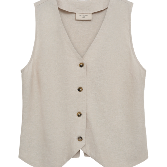 FREEQUENT - SAND MEL FQLAVA-WAISTCOAT