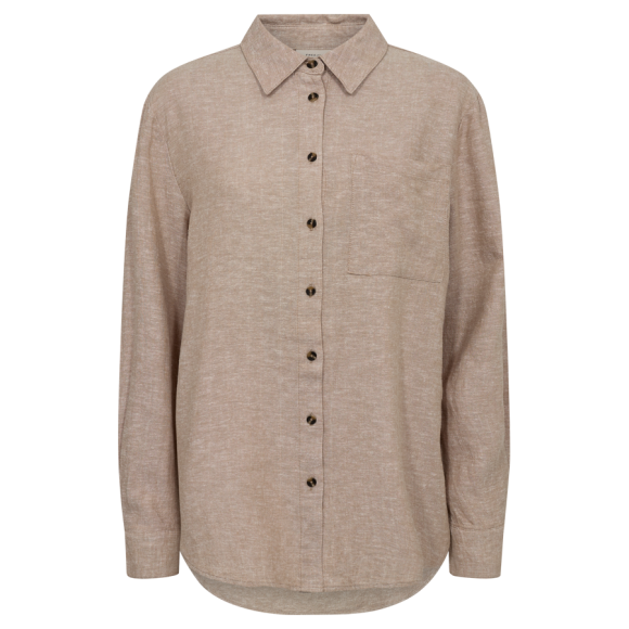 FREEQUENT - SAND MEL FQLAVA-SH-SHIRT