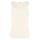 MOS MOSH - ECRU MMASTRID V-NECK SILK TANK