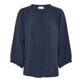 FRAU - DARK NAVY BARI VISCOSE SHIRT