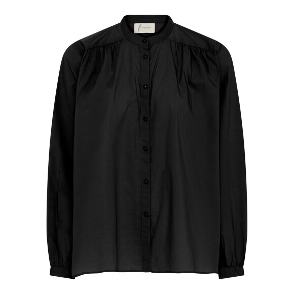 FRAU - BLACK FLORENCE LS SHIRT