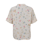 BLACK COLOUR - FLOWER BCMELINA SS LINEN BLOUS