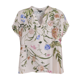 BLACK COLOUR - CHAM FLOWER BCZENNIA BLOUSE