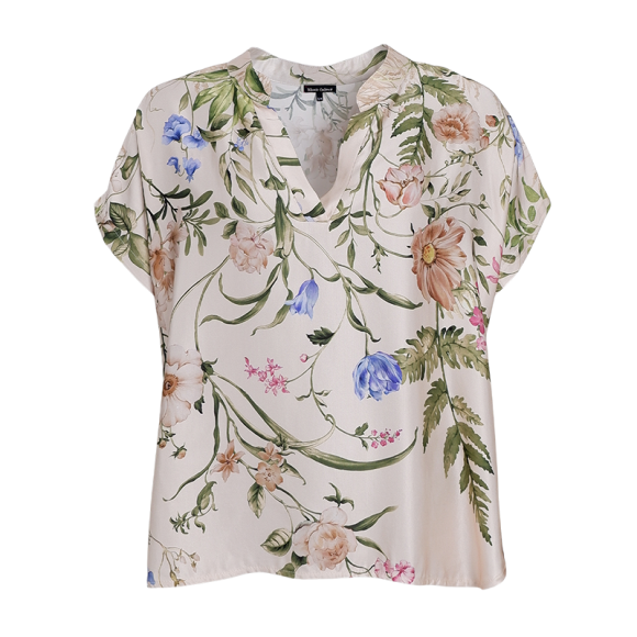 BLACK COLOUR - CHAM FLOWER BCZENNIA BLOUSE