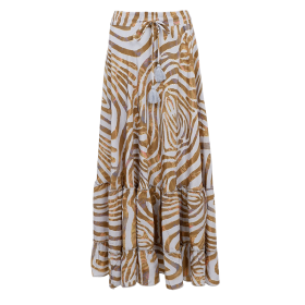 BLACK COLOUR - BLUE ZEBRA BCLUNA MAXI FRILL S