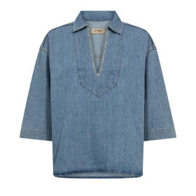 MOS MOSH - LIGHT BLUE MMMERLA DECO SHIRT