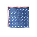BLACK COLOUR - BLUE DOT BCDANI MINI SCARVES