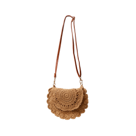 BLACK COLOUR - NATURE BCCROCHET MINI BAG