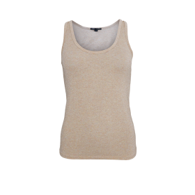 BLACK COLOUR - NUDE BCFAYE LUREX TOP