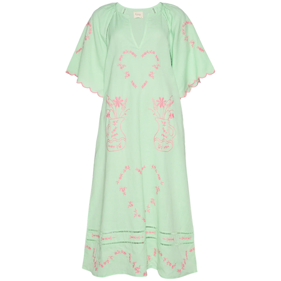 SISSEL EDELBO - PATINA GREEN BELMA DRESS