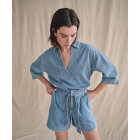 MOS MOSH - LIGHT BLUE MMMERLA DECO SHIRT