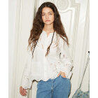 SISSEL EDELBO - ECRU CECILIE ORG COTTON SHIRT