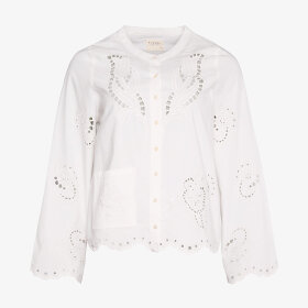 SISSEL EDELBO - ECRU CECILIE ORG COTTON SHIRT
