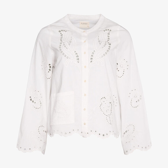 SISSEL EDELBO - ECRU CECILIE ORG COTTON SHIRT