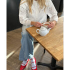 SISSEL EDELBO - ECRU CECILIE ORG COTTON SHIRT