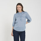 FREEQUENT - VINT INDIGI BLUE FQDINA-BLOUSE