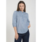 FREEQUENT - VINT INDIGI BLUE FQDINA-BLOUSE