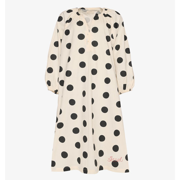 SISSEL EDELBO - BLACK DOT COTTON LARA DRESS