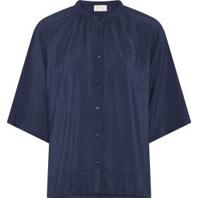 FRAU - DARK NAVY DUBAI VISCOSE SHIRT