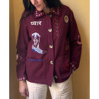 SISSEL EDELBO - BURGUNDY ORG COTTON MY JACKET