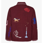 SISSEL EDELBO - BURGUNDY ORG COTTON MY JACKET