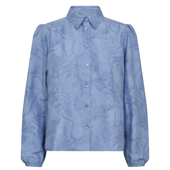 MOS MOSH - BRUNNEA BLUE MMRAYL TUL SHIRT