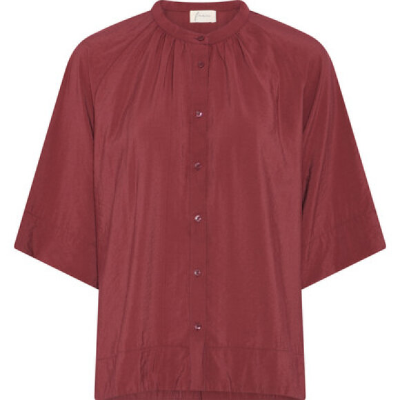 FRAU - ROSE BROWN DUBAI VISCOSE SHIRT