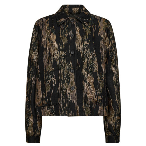 MOS MOSH - BLACK MMSAIGE MOUFLAGE JACKET