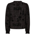 MOS MOSH - BLACK MMTAZZIN LIGHT BLOUSE