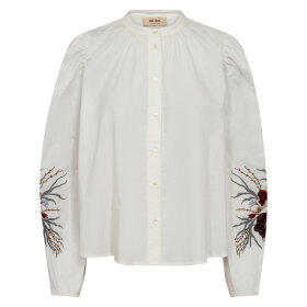 MOS MOSH - ECRU MMMYSA POPLI SHIRT